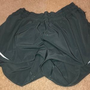 Green Hotty Hot Lululemon Shorts